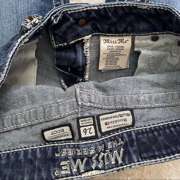 Miss Me The M Series Bootcut Jeans Women’s Size 26 - Picture 11 of 13
